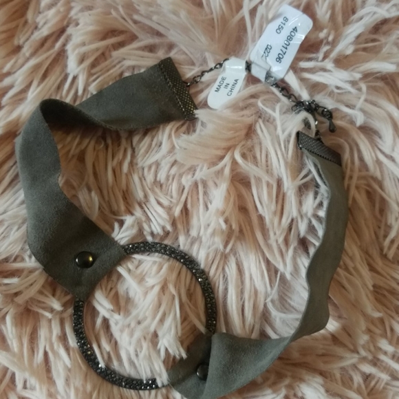 free people gray choker - Picture 2 of 3